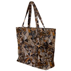 Background Graphic Beautiful Wallpaper Abstract Zip Up Canvas Bag by Uceng