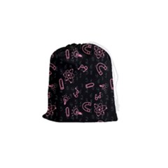 Background Graphic Wallpaper Decor Backdrop Design Art Drawstring Pouch (small) by Uceng
