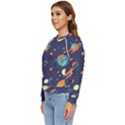Space Galaxy Planet Universe Stars Night Fantasy Women s Long Sleeve Raglan Tee View2