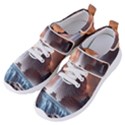 Water Waterfall Nature River Lake Planet Fantasy Women s Velcro Strap Shoes View2