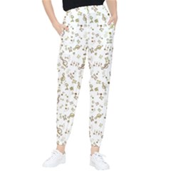 Background Ornamental Pattern Graphic Seamless Tapered Pants by Uceng