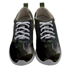 Waterfall River Fantasy Dream Planet Matte Women Athletic Shoes by Uceng