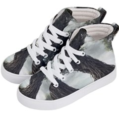 Trees Forest Woods Drawing Fantasy Dream Kids  Hi-top Skate Sneakers by Uceng