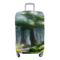Forest Wood Nature Lake Swamp Water Trees Luggage Cover (small) by Uceng