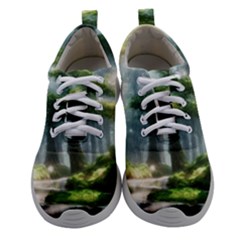 Forest Wood Nature Lake Swamp Water Trees Women Athletic Shoes by Uceng