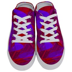 Background Pattern Purple Texture Design Wallpaper Half Slippers by Uceng