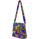 Colorful Stylish Design Zipper Messenger Bag View2