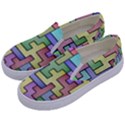 Colorful stylish design Kids  Canvas Slip Ons View2