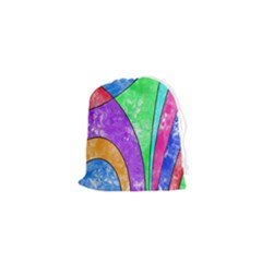Colorful Stylish Design Drawstring Pouch (xs) by gasi