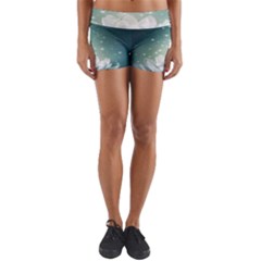 Sparkle Lotus Yoga Shorts by Sparkle