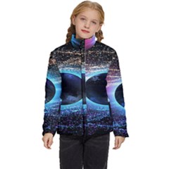 Digitalgalaxy Kids  Puffer Bubble Jacket Coat by Sparkle