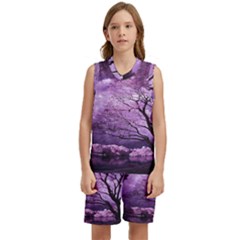 Violet Nature Kids  Basketball Mesh Set by Sparkle