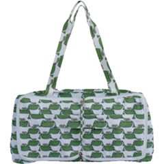 Funny Frog Cartoon Drawing Motif Pattern Multi Function Bag by dflcprintsclothing