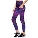 Space Futuristic Shiny Abstraction Pocket Leggings  View3