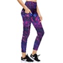 Space Futuristic Shiny Abstraction Pocket Leggings  View4