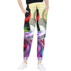 Social Media Interaction Woman Tapered Pants by Ravend