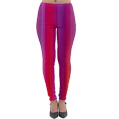 Multicolored Abstract Linear Print Lightweight Velour Leggings by dflcprintsclothing