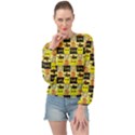 Smily Banded Bottom Chiffon Top View1