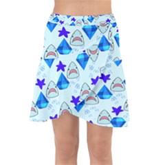 Sealife Wrap Front Skirt by Sparkle