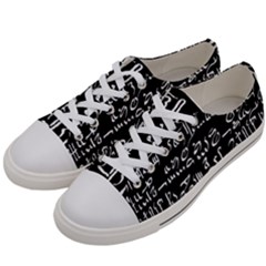 Sanscrit Pattern Design Women s Low Top Canvas Sneakers by dflcprintsclothing