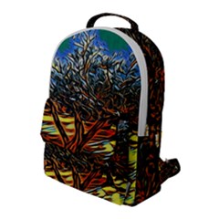 Colorful Verona Olive Tree Flap Pocket Backpack (large) by ConteMonfrey