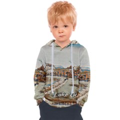 Birds And People On Lake Garda Kids  Overhead Hoodie by ConteMonfrey