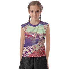 Garda! Kids  Raglan Cap Sleeve Tee by ConteMonfrey