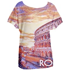 Rome Colosseo, Italy Women s Oversized Tee by ConteMonfrey