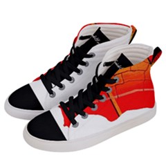 102 Red Spider Men s Hi-top Skate Sneakers by tratney