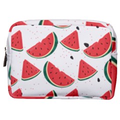 Watermelon Seamless Pattern Make Up Pouch (medium) by Jancukart