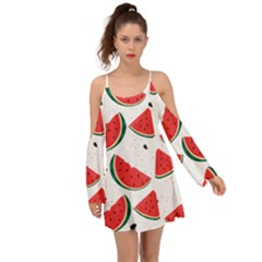 Watermelon Seamless Pattern Boho Dress by Jancukart