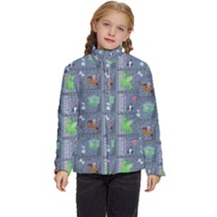 Micro Dnd Kids  Puffer Bubble Jacket Coat by NerdySparkleGoth