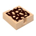 Space Pattern Cartoon Bamboo Coaster Set View2