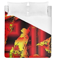 Red Light Ii Duvet Cover (queen Size) by MRNStudios