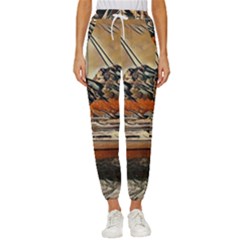 Art Boats Garda, Italy  Cropped Drawstring Pants by ConteMonfrey
