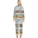 Side way to Lake Garda, Italy. Womens  Long Sleeve Velvet Pocket Pajamas Set View2