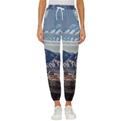 Lake In Italy Cropped Drawstring Pants by ConteMonfrey