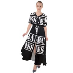 Babbu Issues - Italian Daddy Issues Waist Tie Boho Maxi Dress by ConteMonfrey