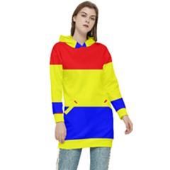 Budapest Flag Women s Long Oversized Pullover Hoodie by tony4urban