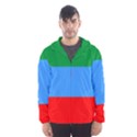 Dagestan Flag Men s Hooded Windbreaker View1
