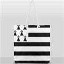 Brittany Flag Full Print Rope Handle Tote (Large) View1