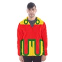 Auvergne Flag Men s Hooded Windbreaker View1