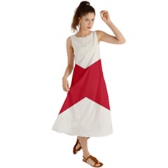 Anglo Irish Flag Summer Maxi Dress by tony4urban