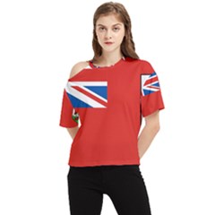 Bermuda One Shoulder Cut Out Tee by tony4urban