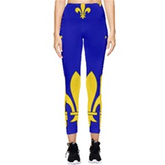 Ile De France Flag Pocket Leggings  by tony4urban