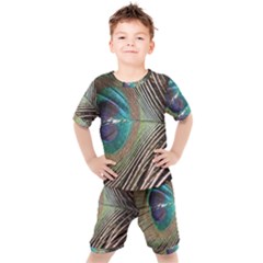 Peacock Kids  Tee And Shorts Set by StarvingArtisan