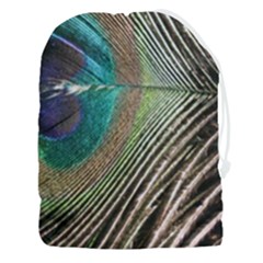 Peacock Drawstring Pouch (3xl) by StarvingArtisan