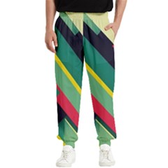 Pattern Abstract Geometric Design Men s Elastic Waist Pants by danenraven