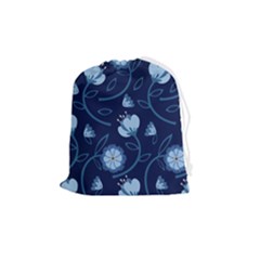 Flower Drawstring Pouch (medium) by zappwaits