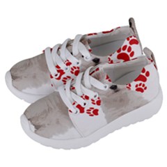 West Highland White Terrier Gift T- Shirt Cute West Highland White Terrier Valentine Heart Paw West Kids  Lightweight Sports Shoes by maxcute